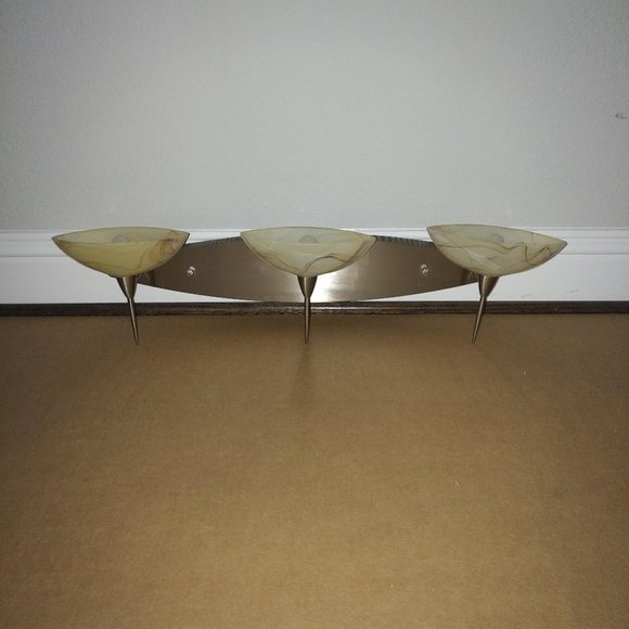 BESA LIGHTNG STUNNING SATIN NICKEL 3-LIGHT FIXTURE